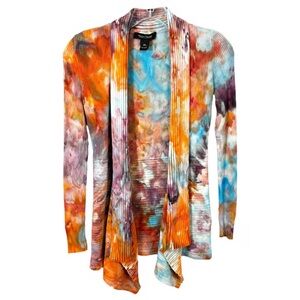 Young Fabulous & Broke Colorful Tie-Dye Cardigan